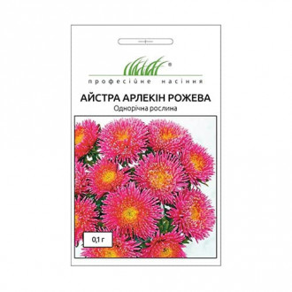 Айстра Арлекін рожева Професійне насіння зображення 1