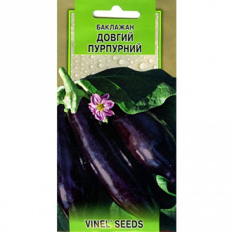 Баклажан Длинный пурпурный Vinel seeds рисунок 4