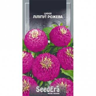 Цинния Лилипут розовая Seedera рисунок 6