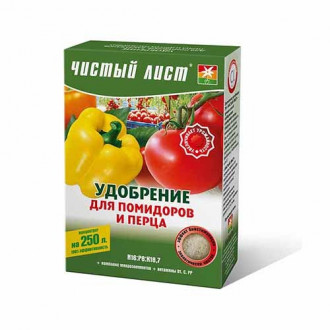 Удобрение Чистый Лист (кристал) для томатов и перцев рисунок 1