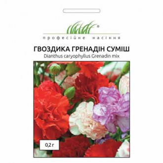 Гвоздика садовая Гренадин, смесь окрасок Профессиональные семена рисунок 4