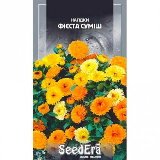 Календула Фиеста, смесь окрасок Seedera рисунок 4