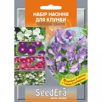 Набор семян цветов Волшебная Волна из 5 упаковок, смесь окрасок рисунок 4