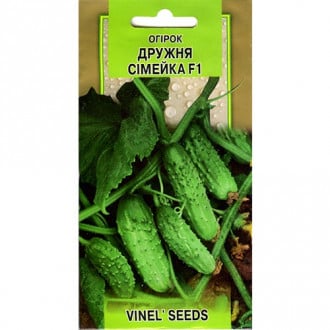 Огурец Дружная семейка F1 Vinel seeds рисунок 5