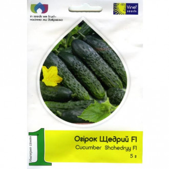 Огірок Щедрий F1 Vinel seeds зображення 1