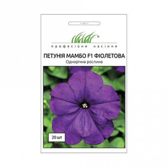 Петунія Мамбо фіолетова F1 Професійне насіння зображення 2