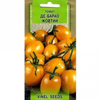 Томат Де Барао желтый Vinel seeds рисунок 1