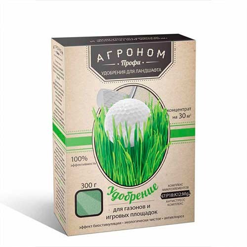 Удобрение Агроном Профи для газона рисунок 1 артикул 72867