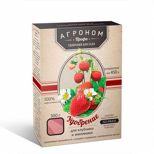 Удобрения Агроном Профи для клубники и земляники рисунок 1 артикул 72874