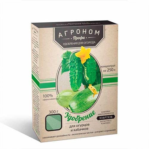 Добриво Агроном Профі для огірків та кабачків зображення 1 артикул 72871