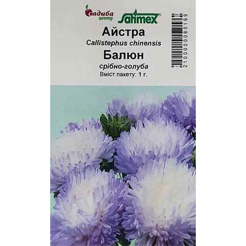 Астра Баллон голубая Садыба центр рисунок 1 артикул 89008