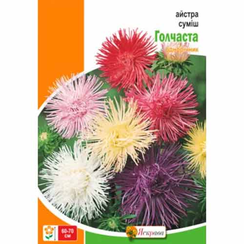 Айстра голчаста, суміш забарвлень Яскрава зображення 1 артикул 72016