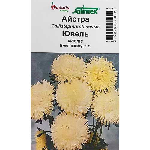 Астра Ювель желтая Садыба центр рисунок 1 артикул 89064