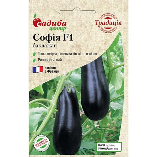 Баклажан София F1 рисунок 1 артикул 96196
