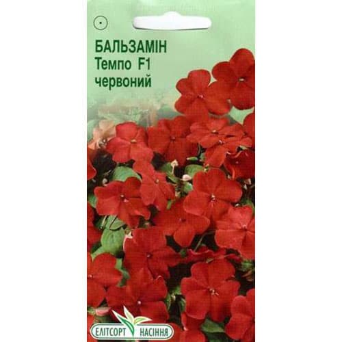 Бальзамин Темпо красный F1 Элитсорт рисунок 1 артикул 90549