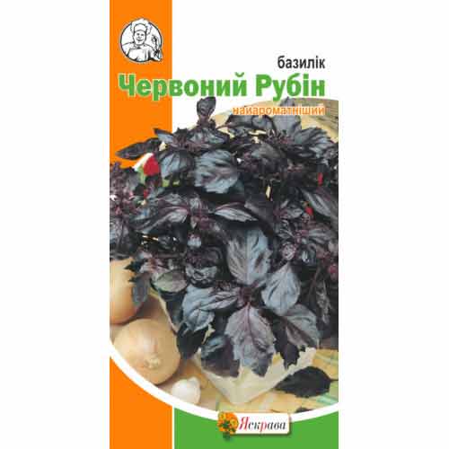 Базилик Красный рубин Яскрава рисунок 1 артикул 72064