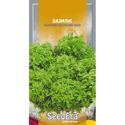 Базилік Міні яскраво-зелений Seedera зображення 1 артикул 90030