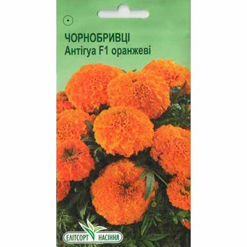 Бархатцы Антигуа оранжевые Элитсорт рисунок 1 артикул 85970