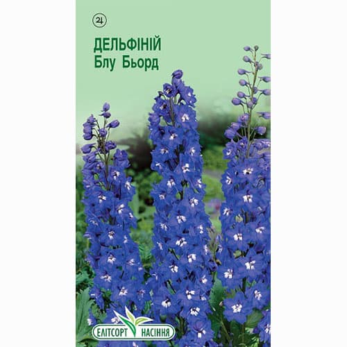 Дельфиниум Блу Берд Элитсорт рисунок 1 артикул 90570