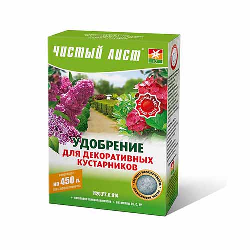 Добриво Чистий Лист (кристал) для декоративних чагарників зображення 1 артикул 95990
