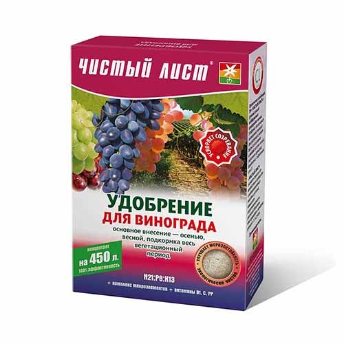 Добриво Чистий Лист (кристал) для винограду зображення 1 артикул 95981