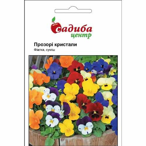 Фиалка Прозрачные кристаллы, смесь окрасок Садыба центр рисунок 1 артикул 89782