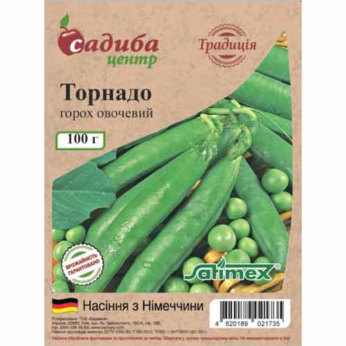 Горох овощной Торнадо Садиба центр рисунок 1 артикул 87670