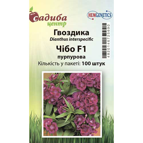 Гвоздика Чибо пурпурная F1 Садыба центр рисунок 1 артикул 89178