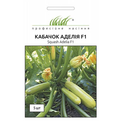 Кабачок Аделия F1 Профессиональные семена рисунок 1 артикул 77179