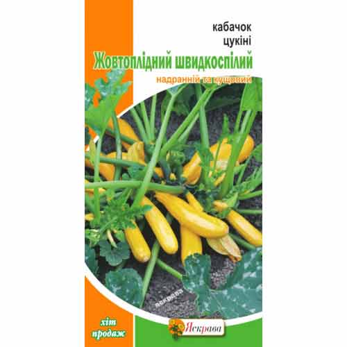 Кабачок Жовтоплідний Яскрава зображення 1 артикул 72210