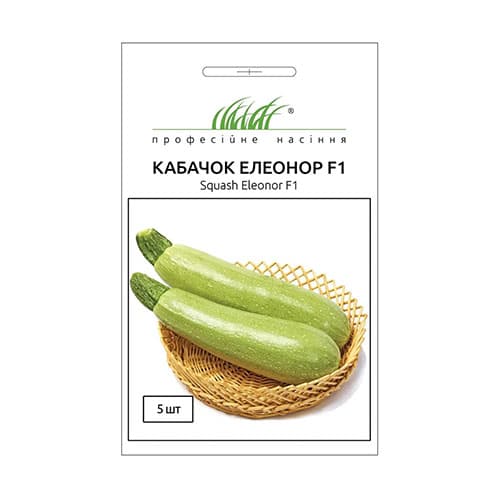 Кабачок Елеонор салатовий F1 Професійне насіння зображення 1 артикул 77185