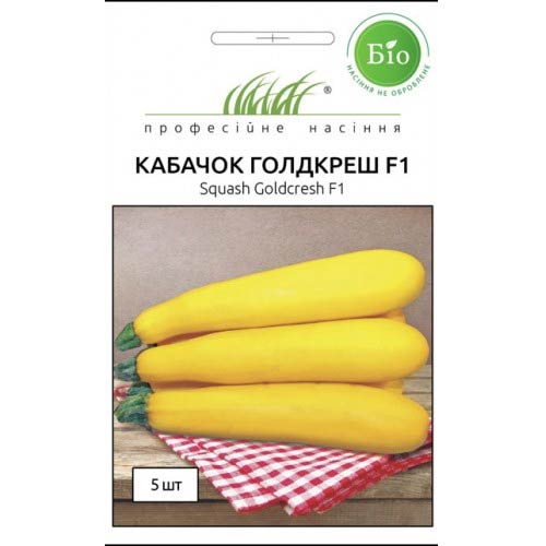 Кабачок Голдкреш F1 Профессиональные семена рисунок 1 артикул 72194