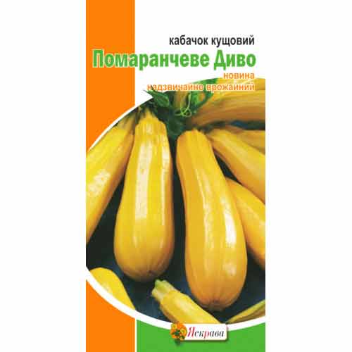 Кабачок Оранжевое чудо Яскрава рисунок 1 артикул 77190