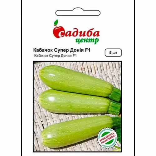Кабачок Супер Дония светло-зеленый F1 Садиба центр рисунок 1 артикул 89244