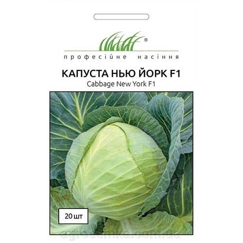 Капуста білокачанна Нью Йорк F1 Професійне насіння зображення 1 артикул 90336