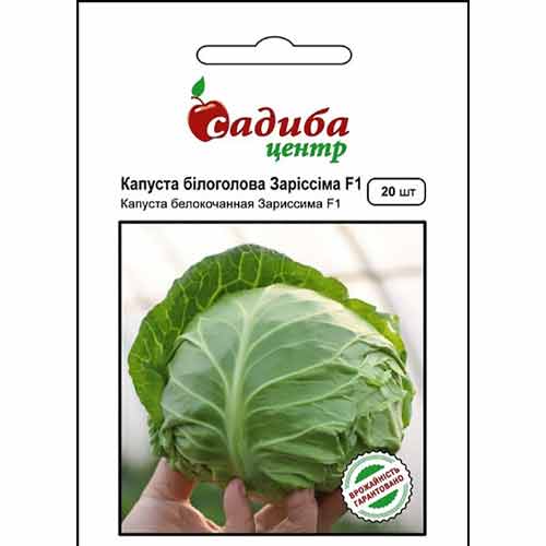 Капуста белокочанная Зариссима F1 Садыба центр рисунок 1 артикул 89277