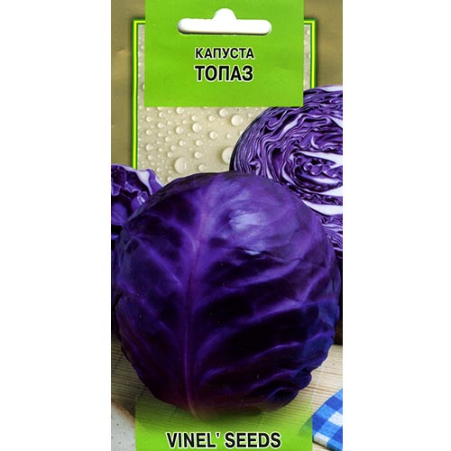 Капуста краснокочанная Топаз Vinel seeds рисунок 1 артикул 95579