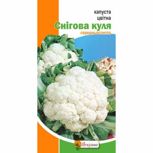 Капуста цветная Снежный ком Яскрава рисунок 1 артикул 72249