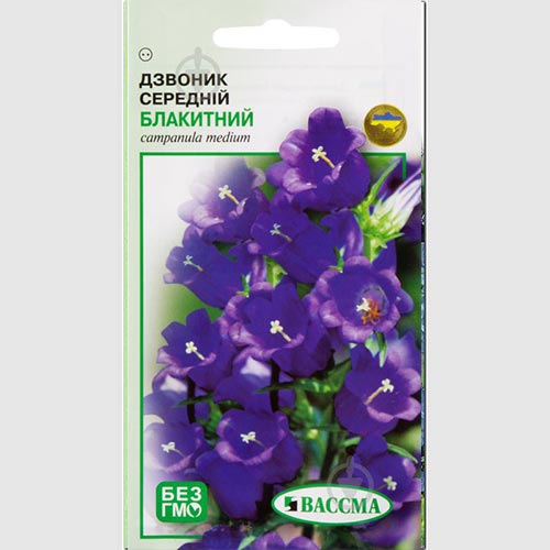 Колокольчик средний голубой Seedera рисунок 1 артикул 72154