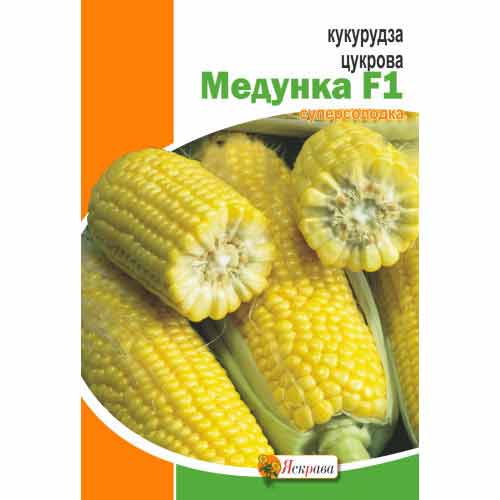 Кукуруза сахарная Медуница F1 Яскрава артикул фото 1 Кукуруза сахарная Медуница F1 Яскрава рисунок 1 артикул 99910