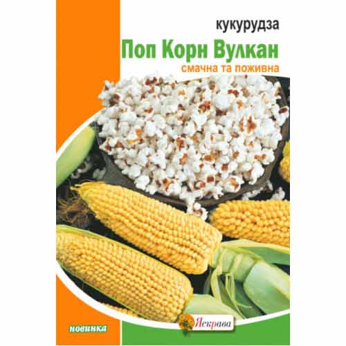 Кукурудза Поп Корн Вулкан Яскрава артикул фото 1 Кукурудза Поп Корн Вулкан Яскрава зображення 1 артикул 99905