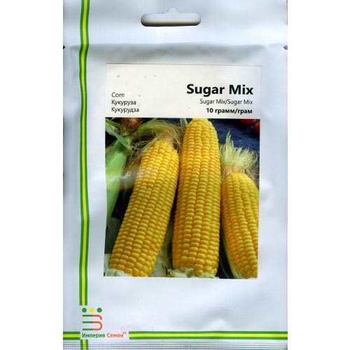 Кукурудза Шуга мікс, суміш сортів Імперія насіння 100 г зображення 1 артикул 95257
