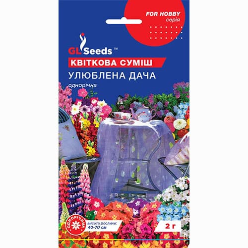 Квіткова суміш Улюблена дача GL Seeds артикул фото 1 Квіткова суміш Улюблена дача GL Seeds зображення 1 артикул 99463
