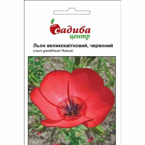 Лен красный Садыба центр рисунок 1 артикул 90771