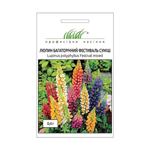 Люпин Фестиваль, смесь окрасок Профессиональные семена рисунок 1 артикул 95144