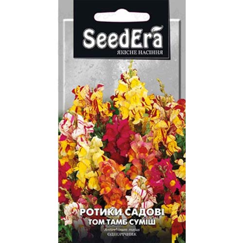 Ротики садові Том Тамб, суміш забарвлень Seedera артикул фото 1 Ротики садові Том Тамб, суміш забарвлень Seedera зображення 1 артикул 66287