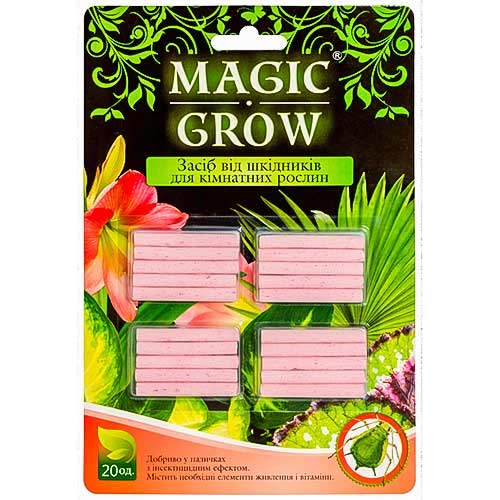 Засіб захисту від шкідників Magic Grow для кімнатних рослин зображення 1 артикул 90762