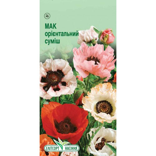 Мак Орієнтальний, суміш забарвлень Елітсорт зображення 1 артикул 90579