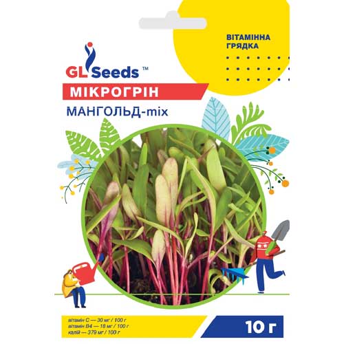 Микрогрин Мангольд, смесь окрасок GL Seeds артикул фото 1 Микрогрин Мангольд, смесь окрасок GL Seeds рисунок 1 артикул 85888