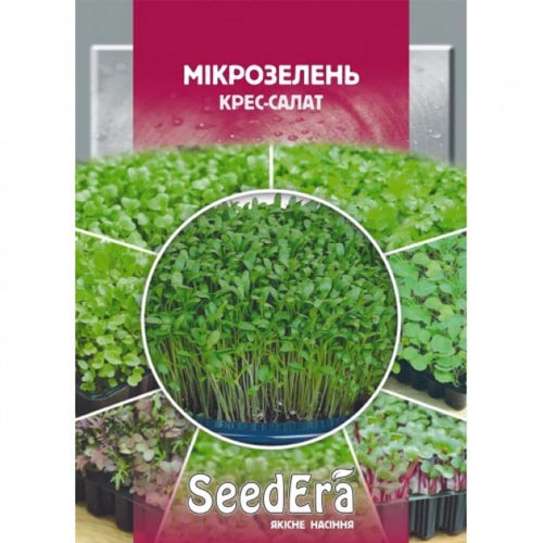 Микрозелень Кресс-салат Seedera рисунок 1 артикул 90024